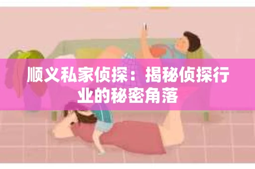 顺义私家侦探：揭秘侦探行业的秘密角落