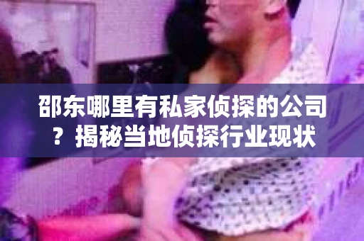 邵东哪里有私家侦探的公司？揭秘当地侦探行业现状
