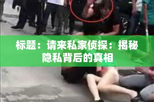 标题：请来私家侦探：揭秘隐私背后的真相