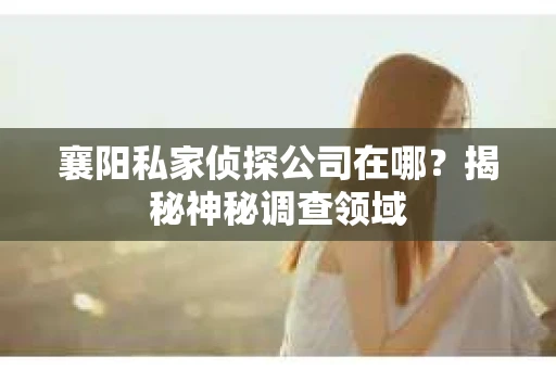 襄阳私家侦探公司在哪？揭秘神秘调查领域