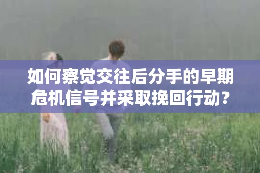 如何察觉交往后分手的早期危机信号并采取挽回行动？