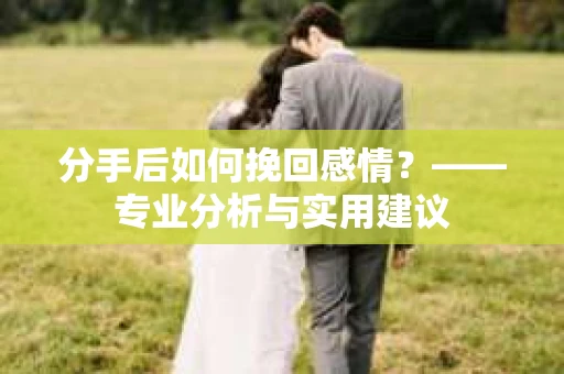 分手后如何挽回感情？——专业分析与实用建议